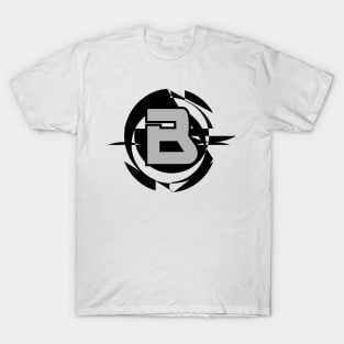 Futuristic Modern Letter B T-Shirt